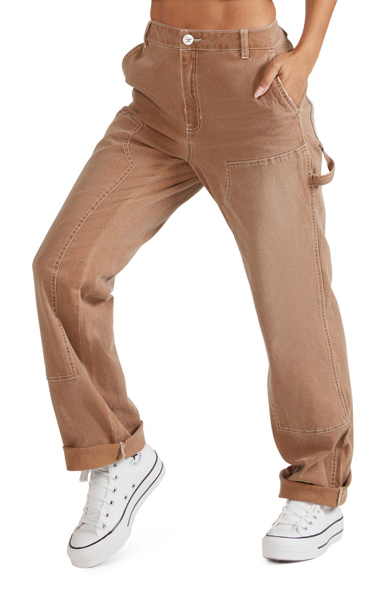 FIVESTAR GENERAL High Waist Double Knee Carpenter Pants, Alternate, color, 