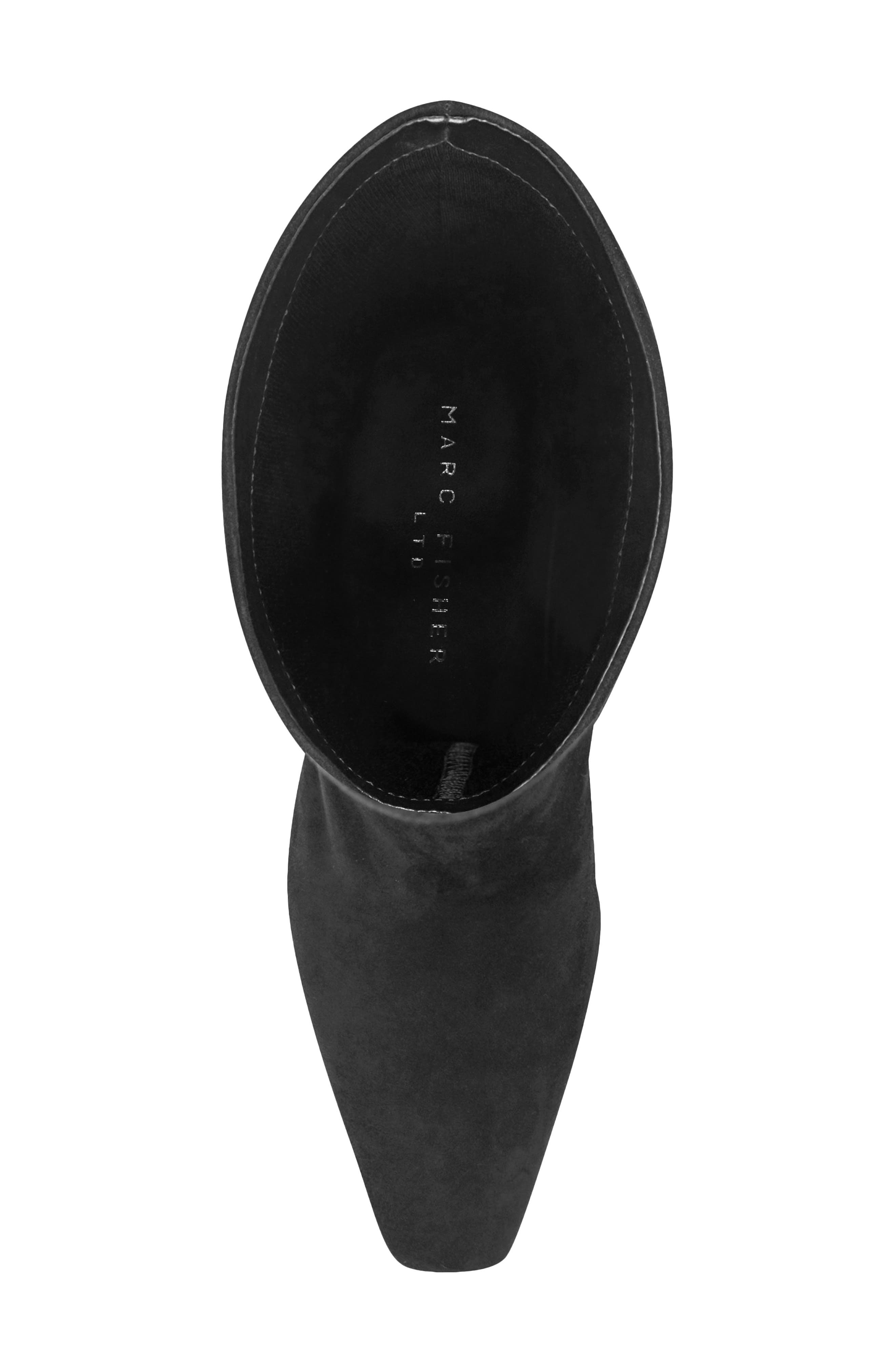Dalores Leather Boot, Alternate, color, BLACK