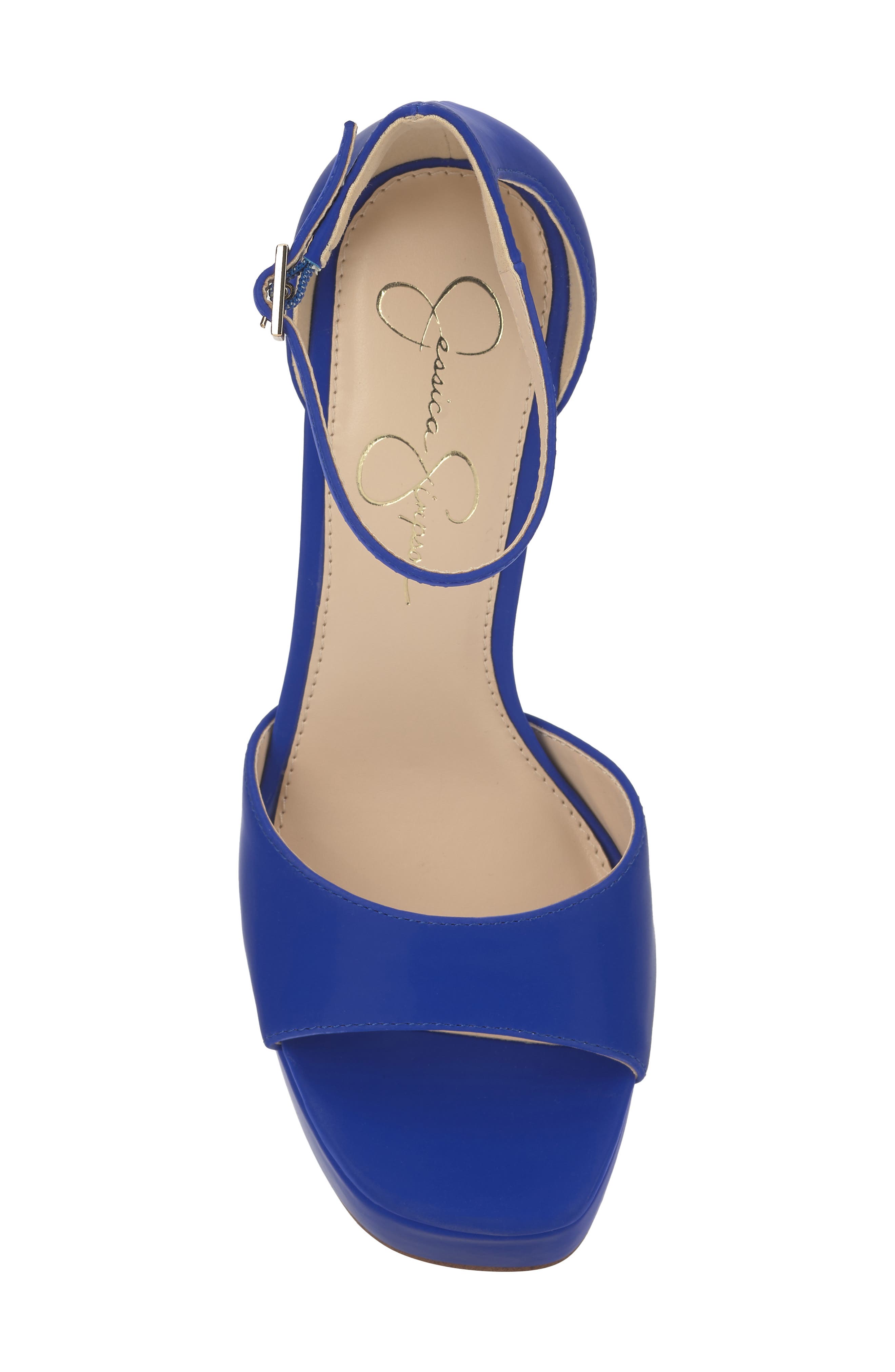 Telxia 2 Ankle Strap Platform Sandal, Alternate, color, BLUE ROYALE