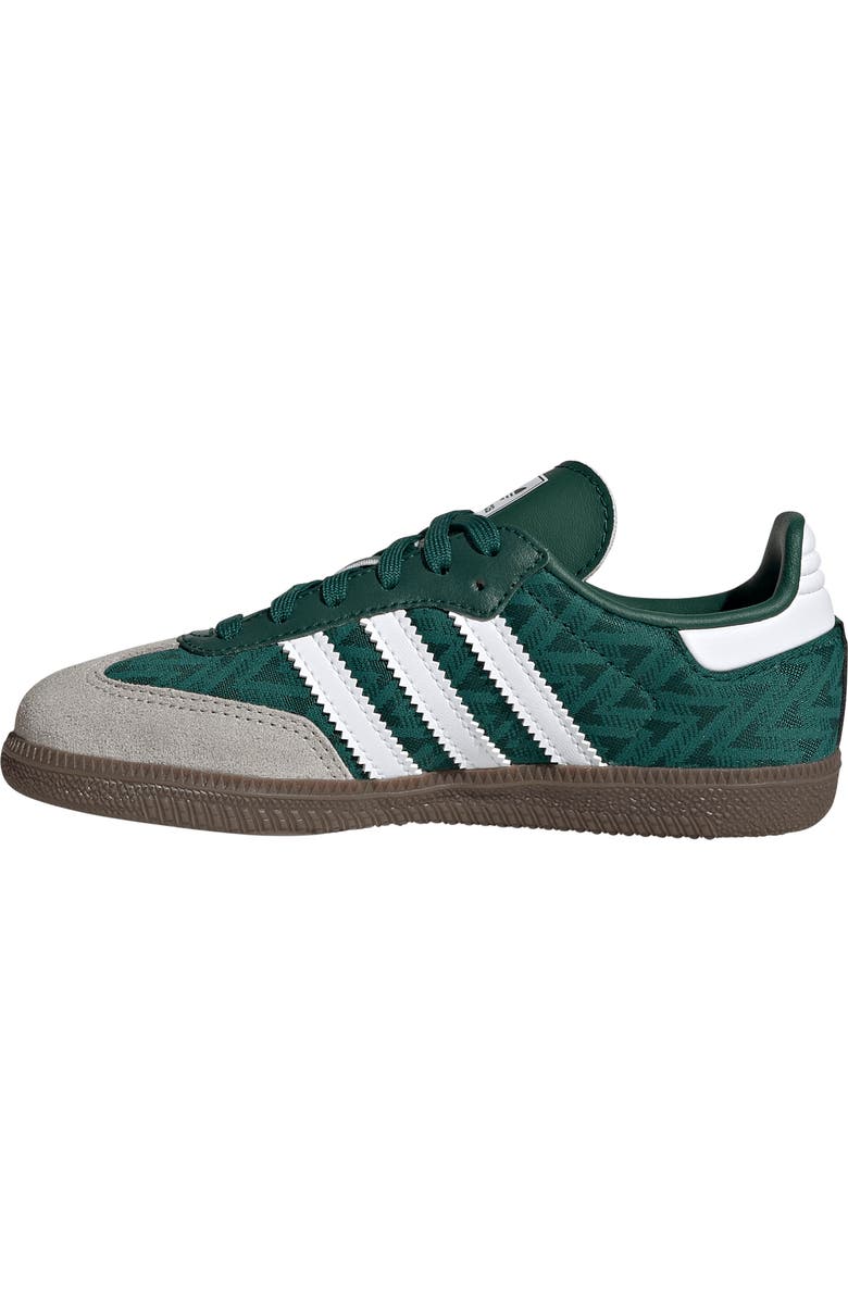 adidas Kids' Samba OG Sneaker, Alternate, color, Green/ White/ Gum