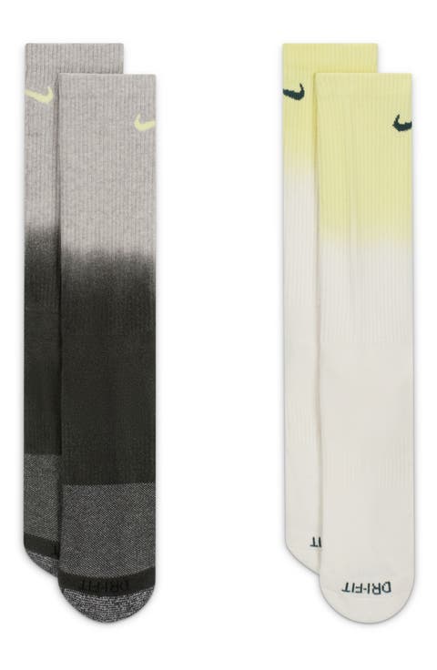 Assorted 2-Pack Everyday Plus Dri-FIT Cushioned Crew Socks