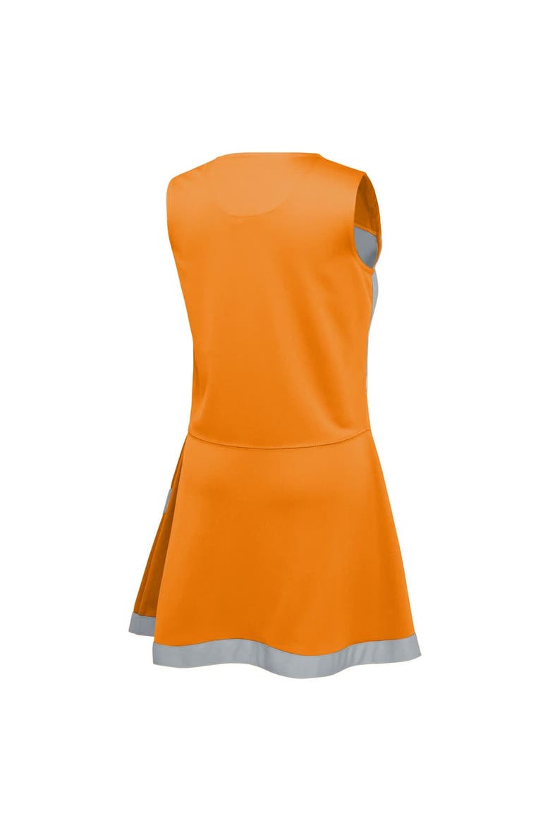 Girls Youth Tennessee Orange Tennessee Volunteers Cheer Captain Jumper Dress, Alternate, color, Tennessee Orange