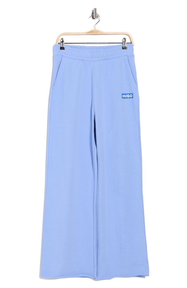 BOSS Wide Leg Joggers, Main, color, Bright Blue