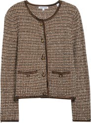Veronica Beard Brisa Tweed Knit Jacket