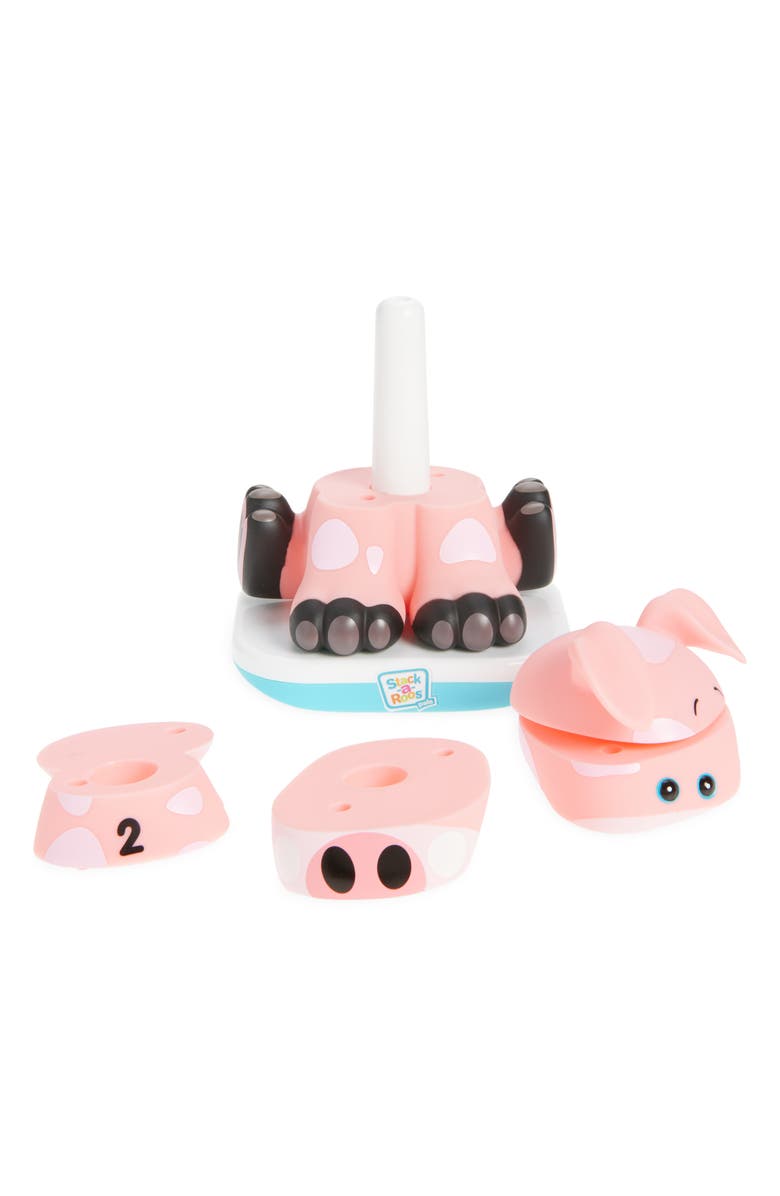 Stack-a-Roos Baby Pig Learning Toy, Alternate, color, 