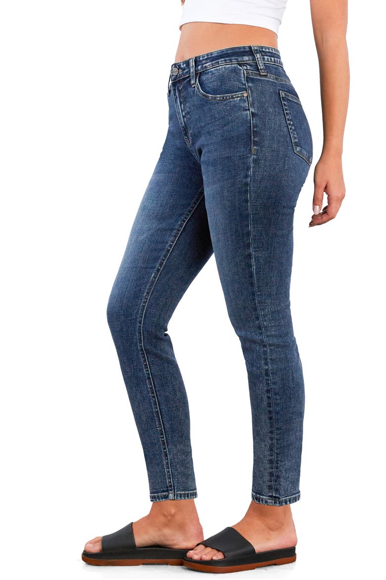 Mid Rise Ankle Skinny Jeans, Alternate, color, OUT OF TOWN BLUE