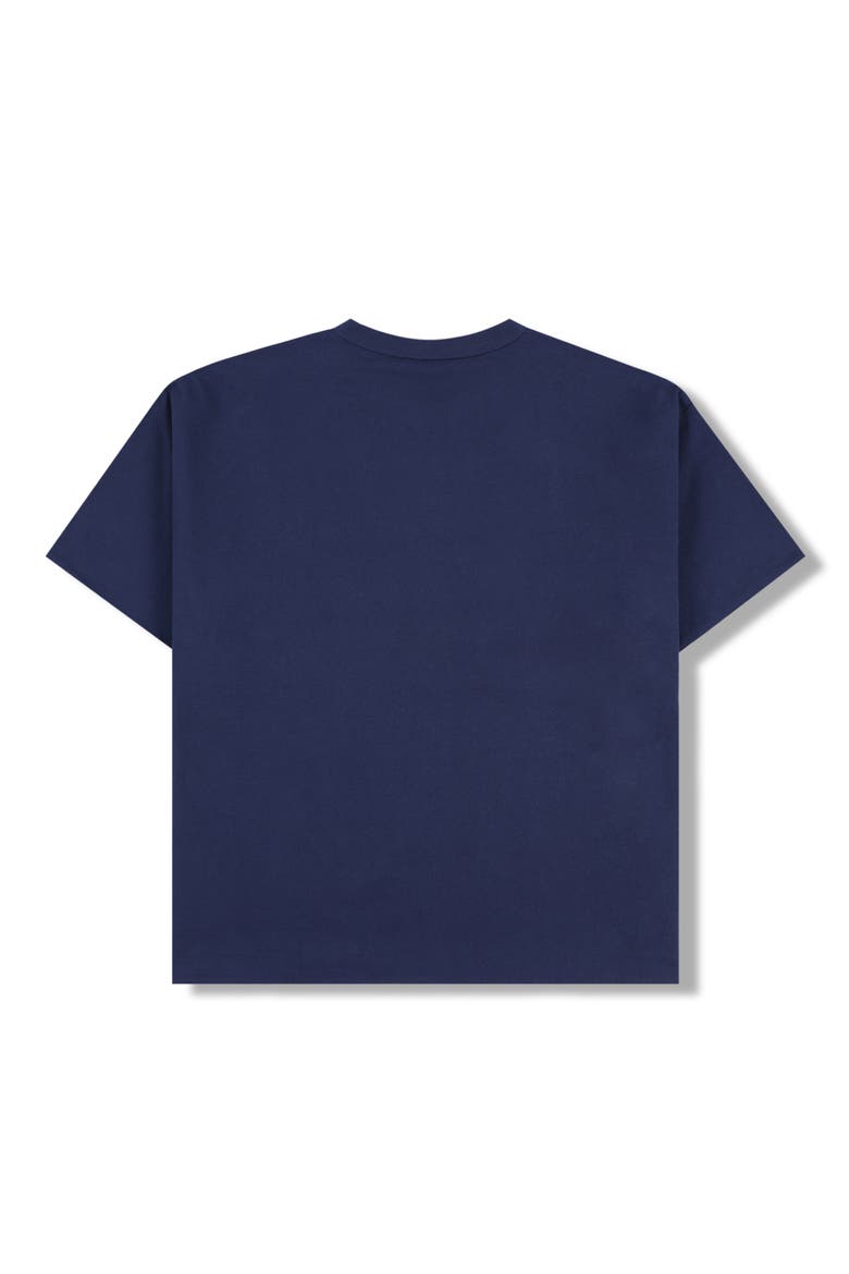 X Zero Skateboards Stars Graphic Print Reversible T-Shirt, Alternate, color, NAVY