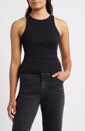 Mavi Jeans Rib Stretch Cotton Tank