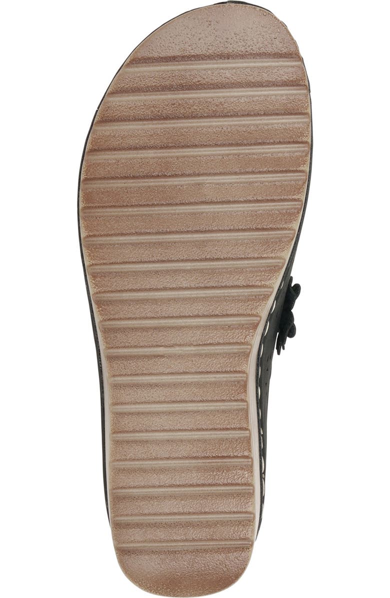 GOOD CHOICE NEW YORK Krista Flower Cutout Wedge Mule, Alternate, color,