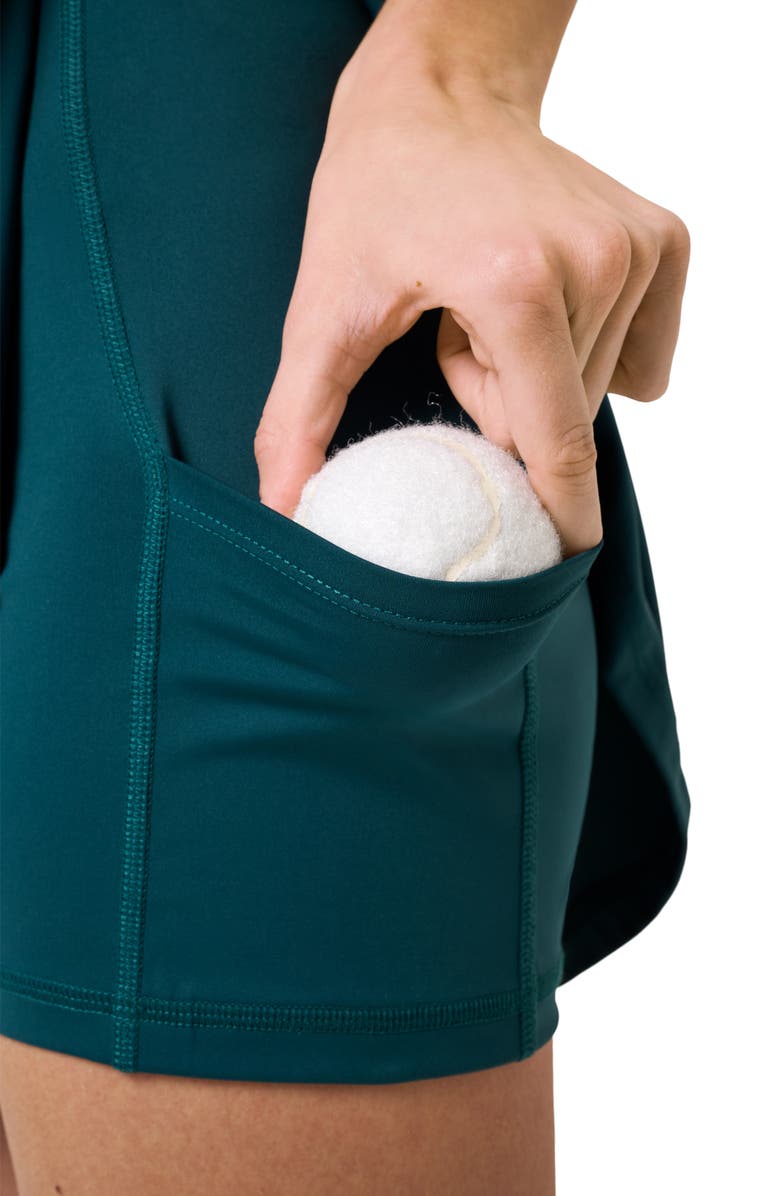 TravisMathew Move Half-Zip Sleeveless Dress, Alternate, color, Dark Sea