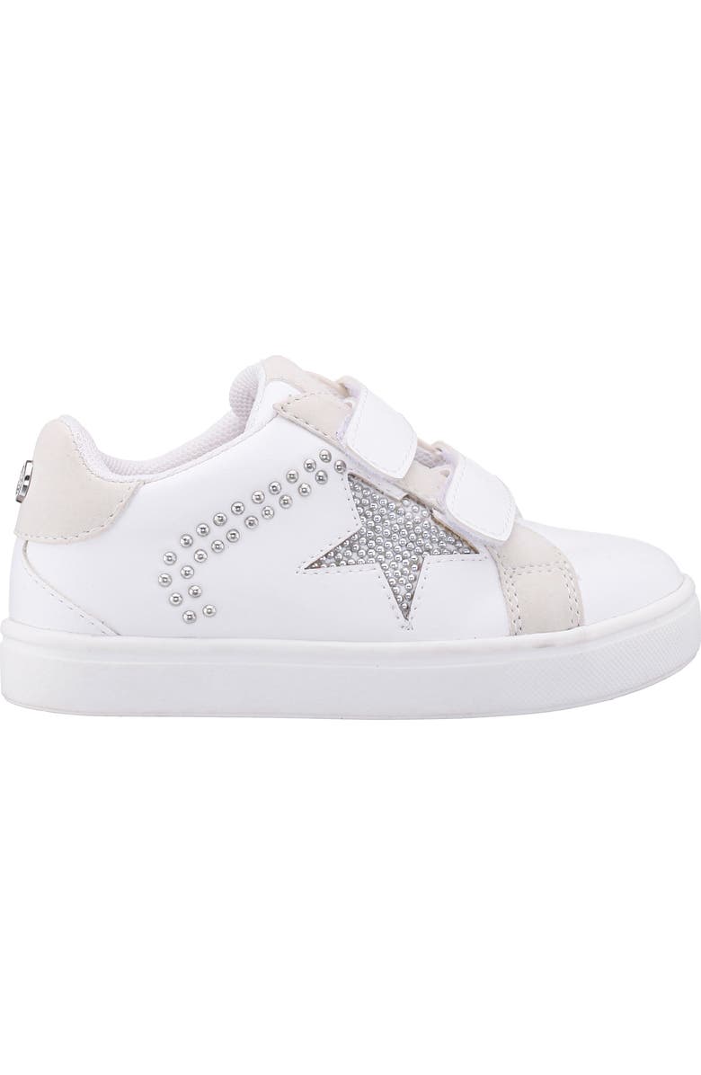 Nina Kids' Zicky Low Top Sneaker, Alternate, color, White Smooth