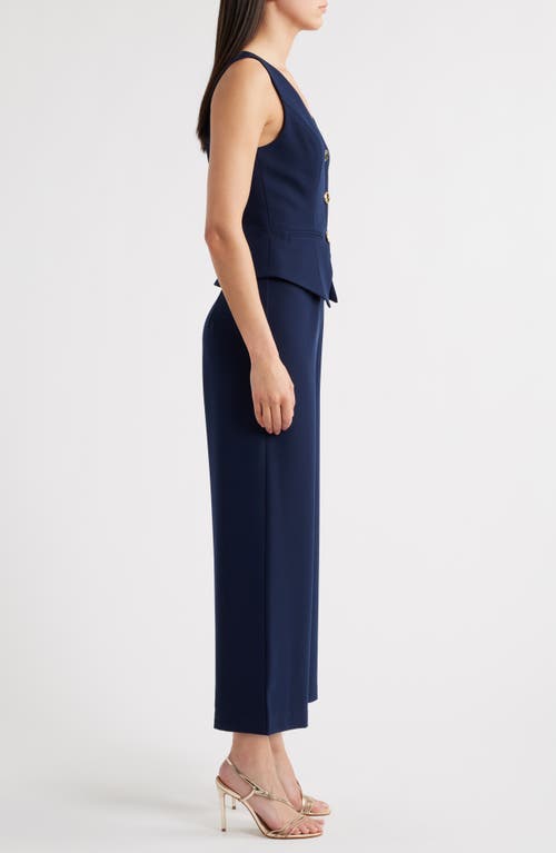 Black Halo Sloane Sleeveless Wide Leg Jumpsuit