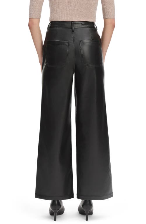Favorite Daughter The Mischa Super High Waist Wide Leg Pants In Black