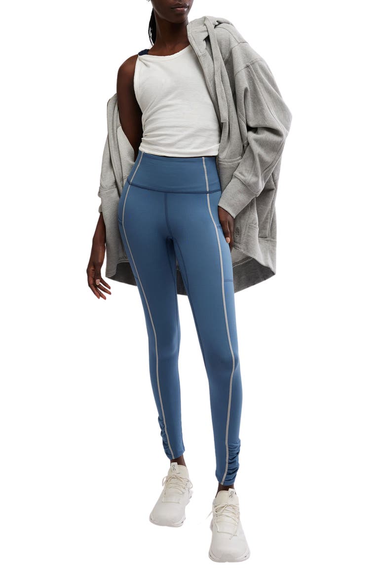 FP Movement You're a Peach Pocket Leggings, Alternate, color, SKYLINE