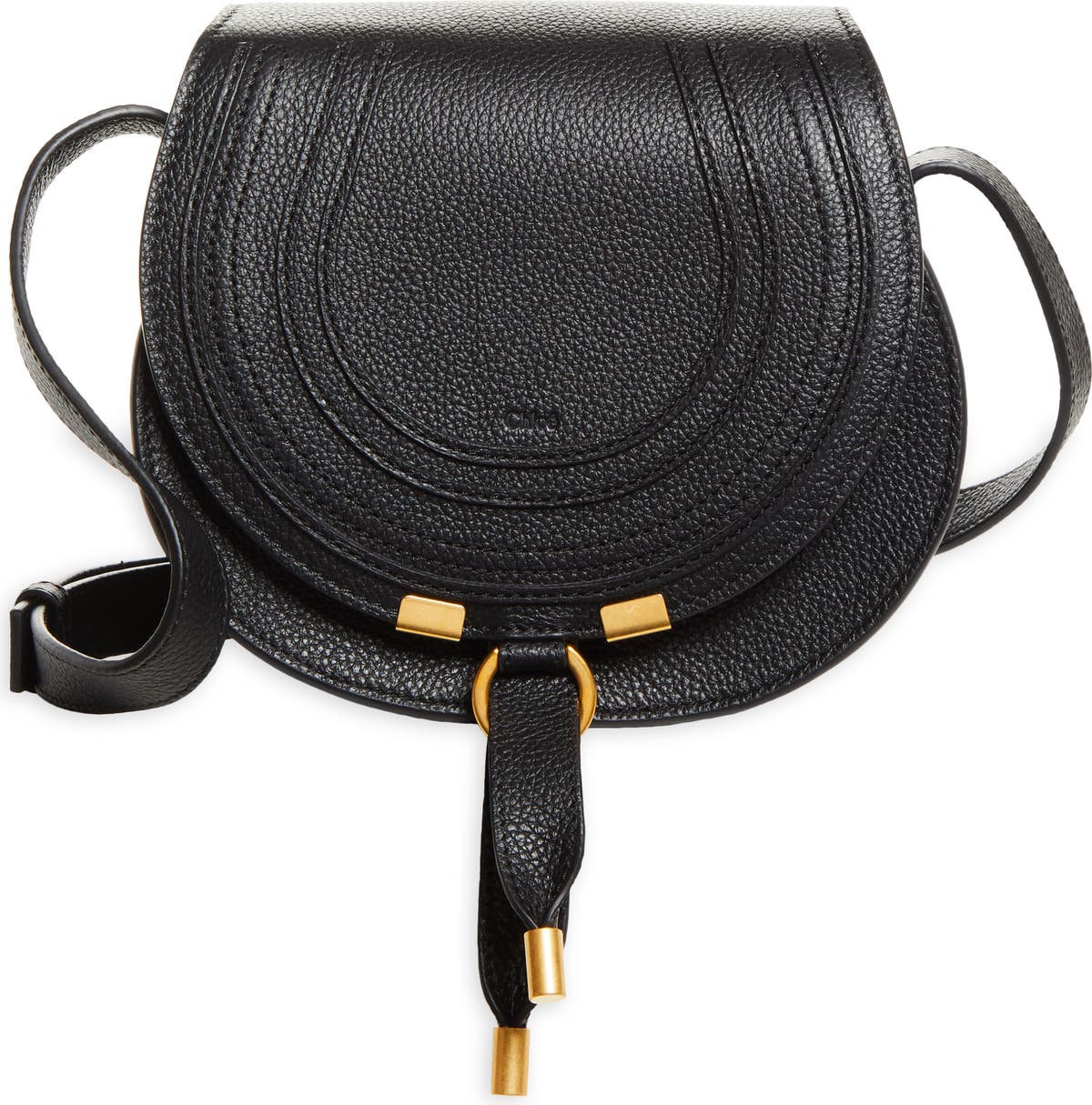 Chloé Small Marcie grained leather shoulder crossbody bag