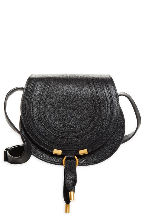 Small Marcie Leather Crossbody Bag