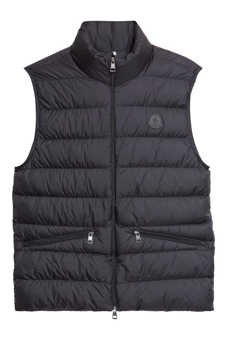 Treompan Water Repellent Down Puffer Vest, Alternate, color, BLACK