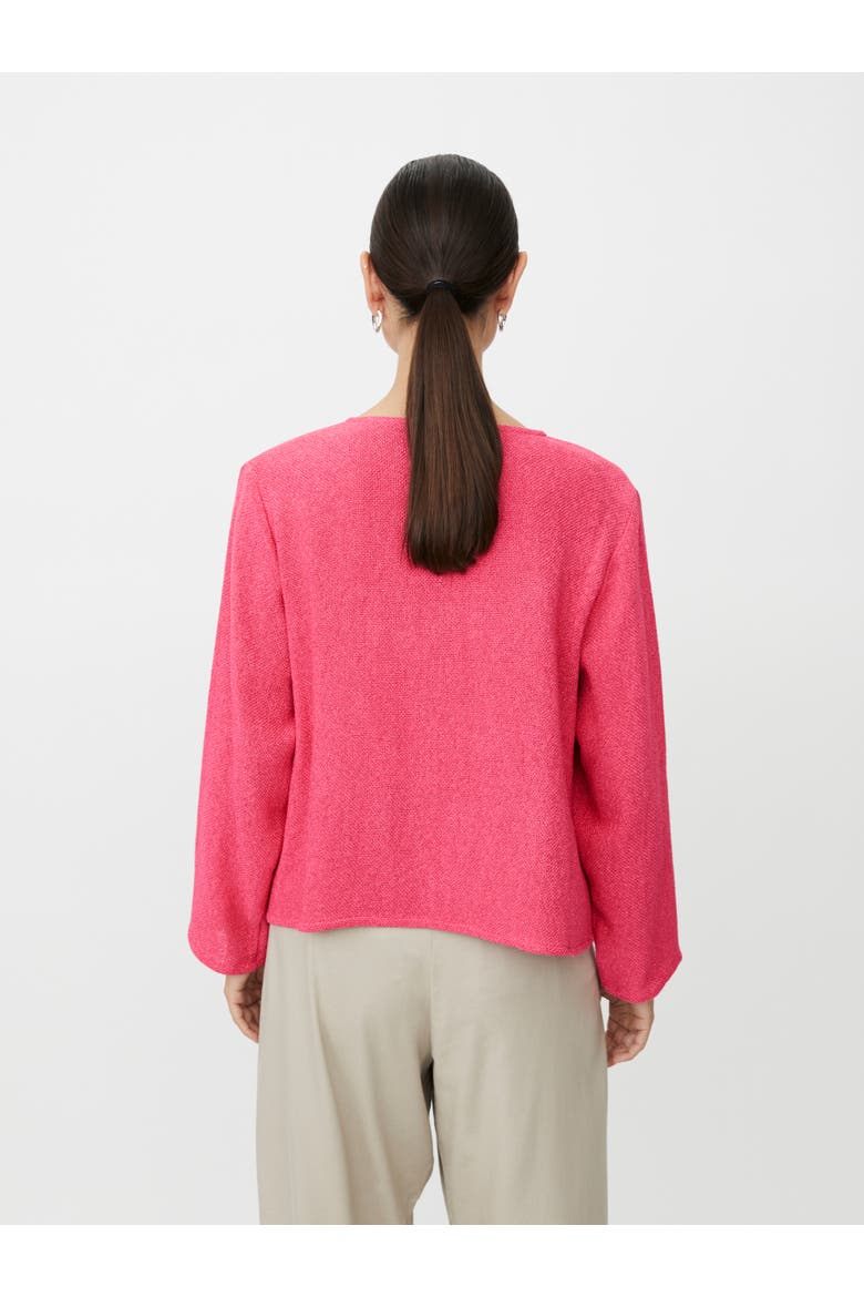 MaJulitta Open Front Cardigan, Alternate, color, Carmine