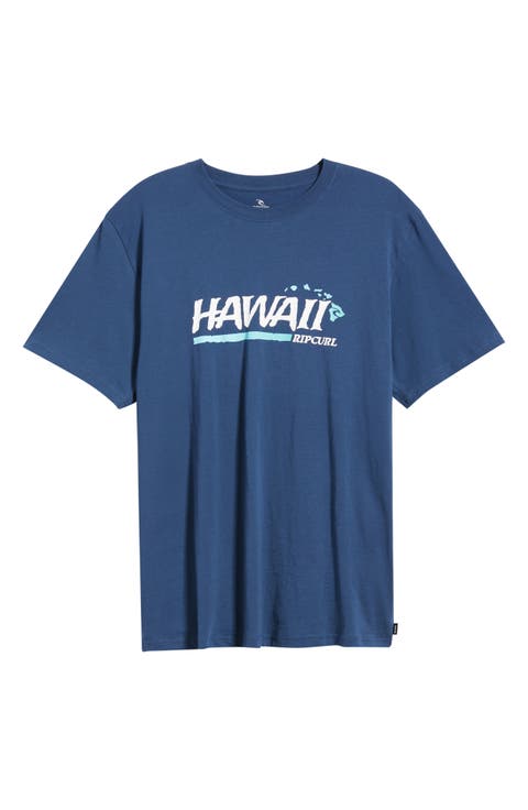 Hawaii Gritty Cotton Graphic T-Shirt