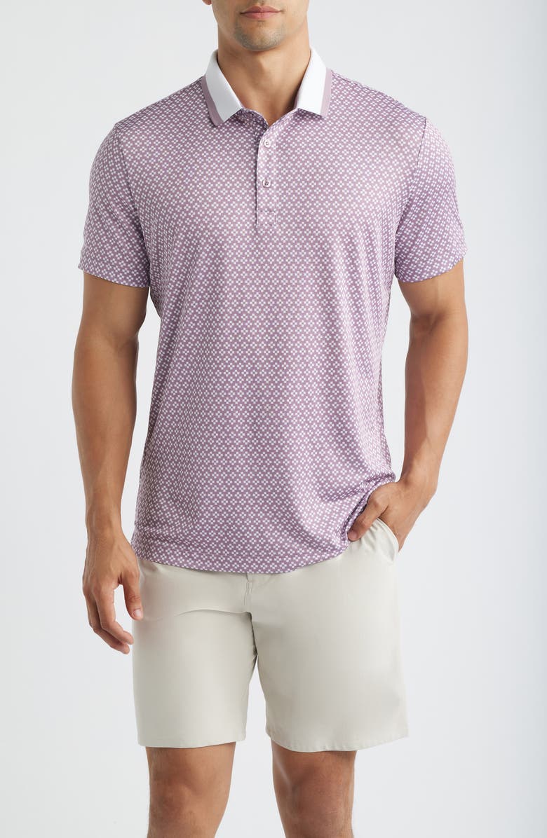 Redvanly Duncure Performance Polo, Main, color, Lilac