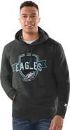 STARTER Men's Starter Charcoal Philadelphia Eagles Vintage Pullover Hoodie