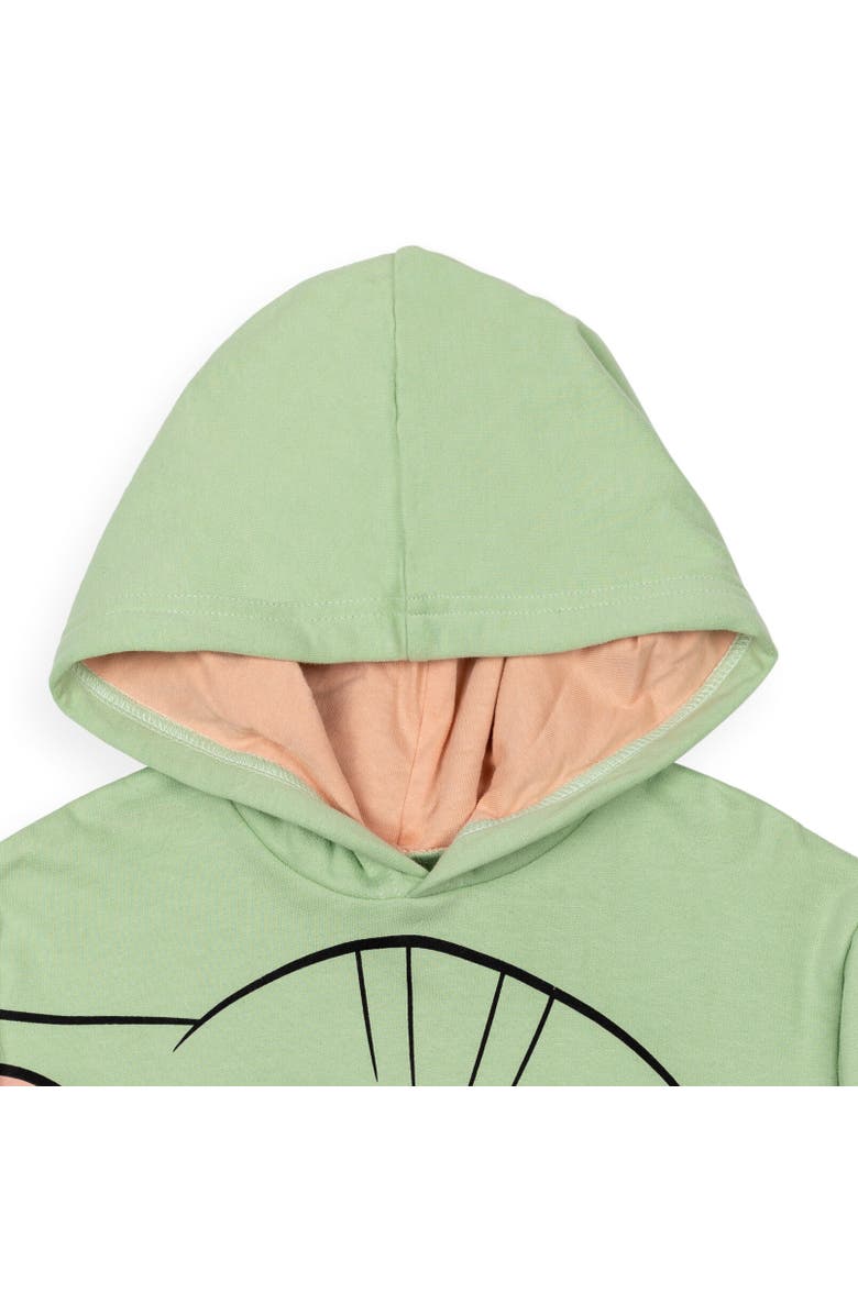 Star Wars The Mandalorian Baby Yoda Pullover Hoodie, Alternate, color, Green