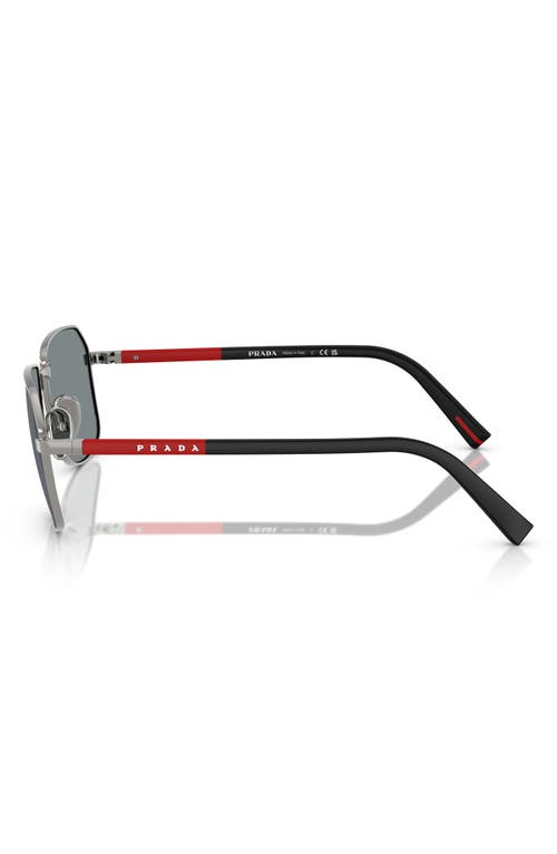 Prada Linea Rossa Mann Sunglass Ps A51s In Gunmetal