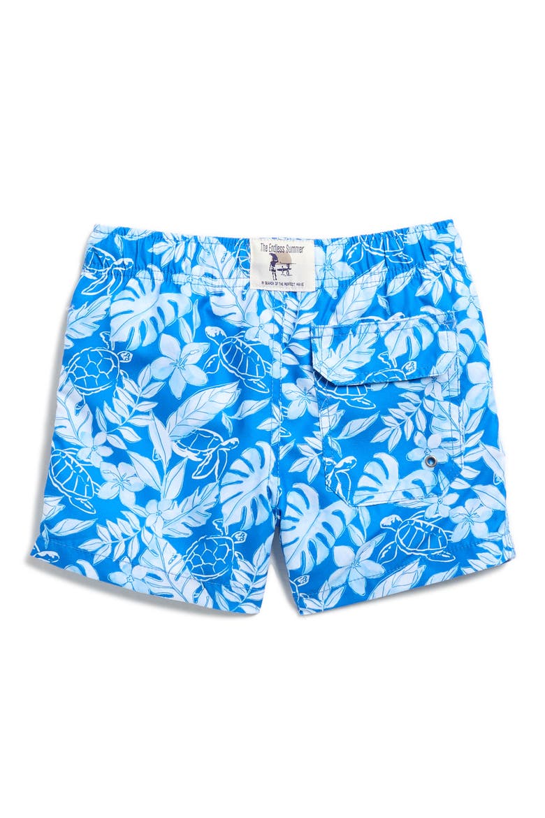 Kids' Turtles Volley Swim Trunks, Alternate, color, BLUE