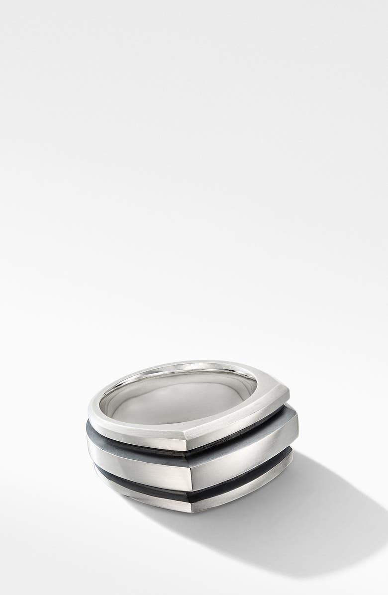 David Yurman Deco Cigar Band Ring, Main, color, 