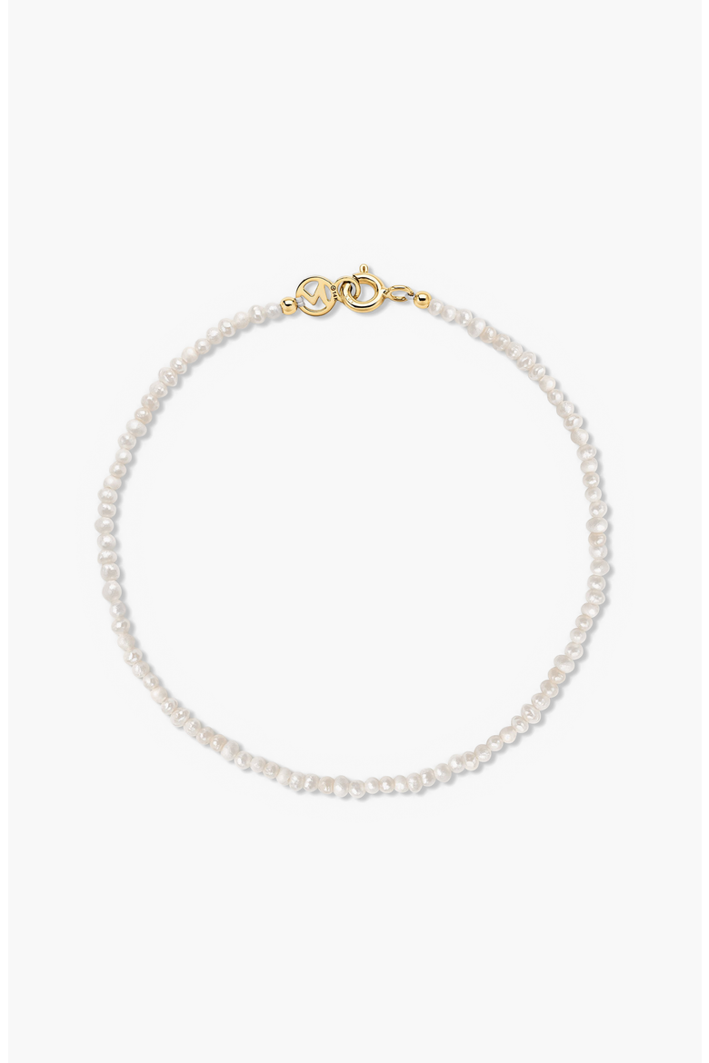 Micro Pearl Bracelet, Main, color, Gold / Pearl