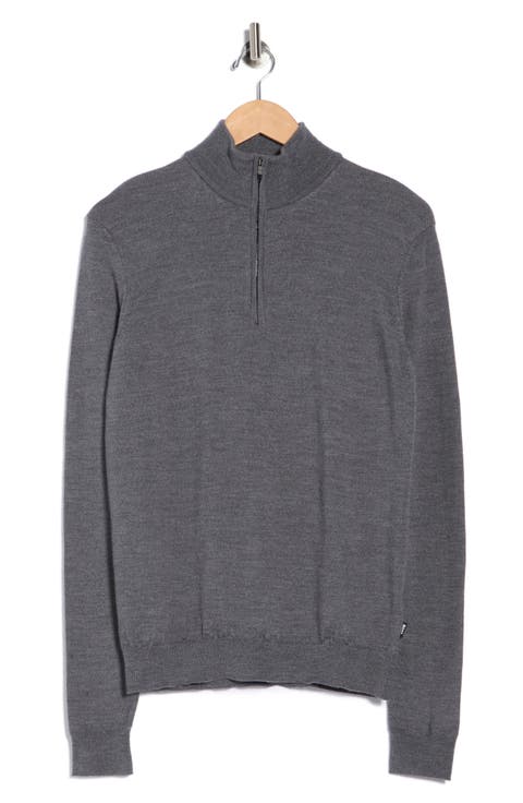 Birger Virgin Wool Quarter Zip Sweater