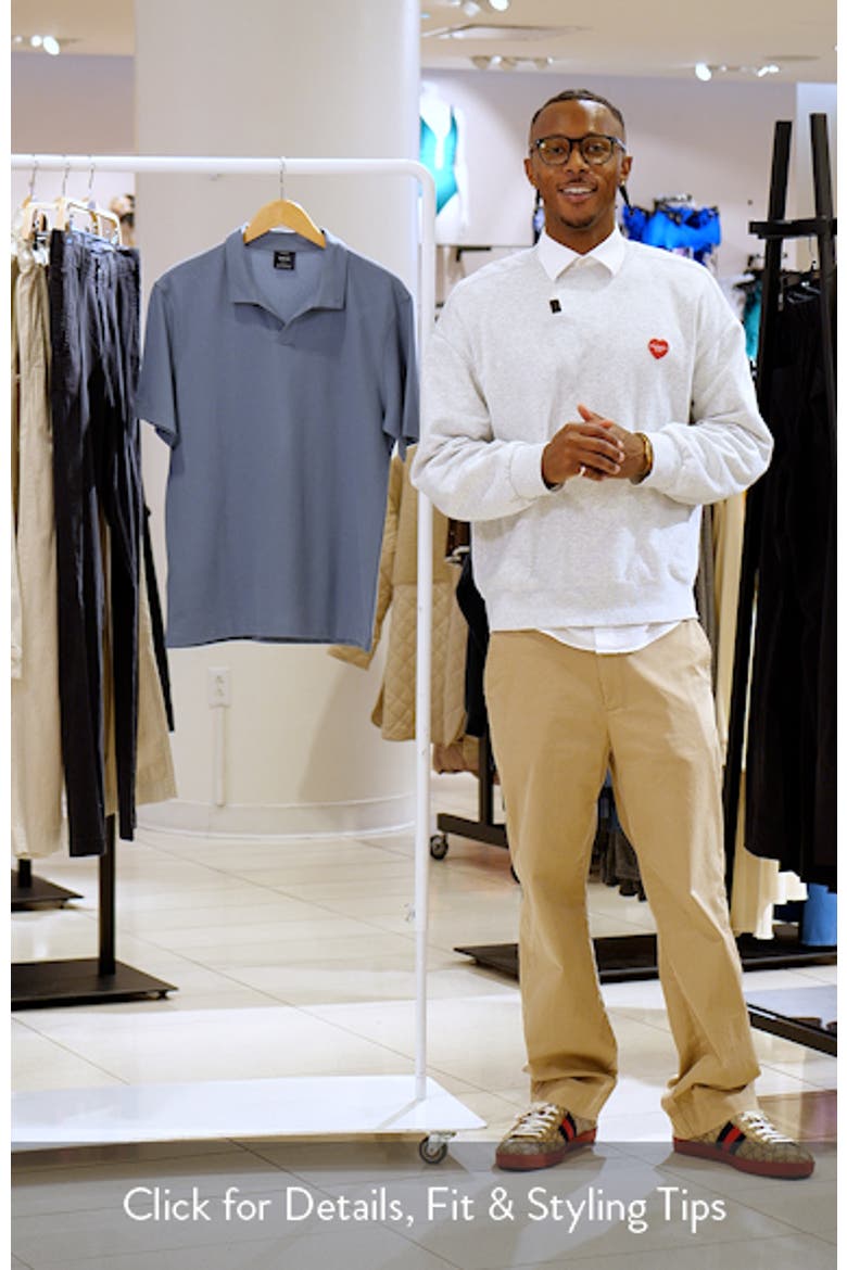 Slim Fit Johnny Collar Piqué Polo video