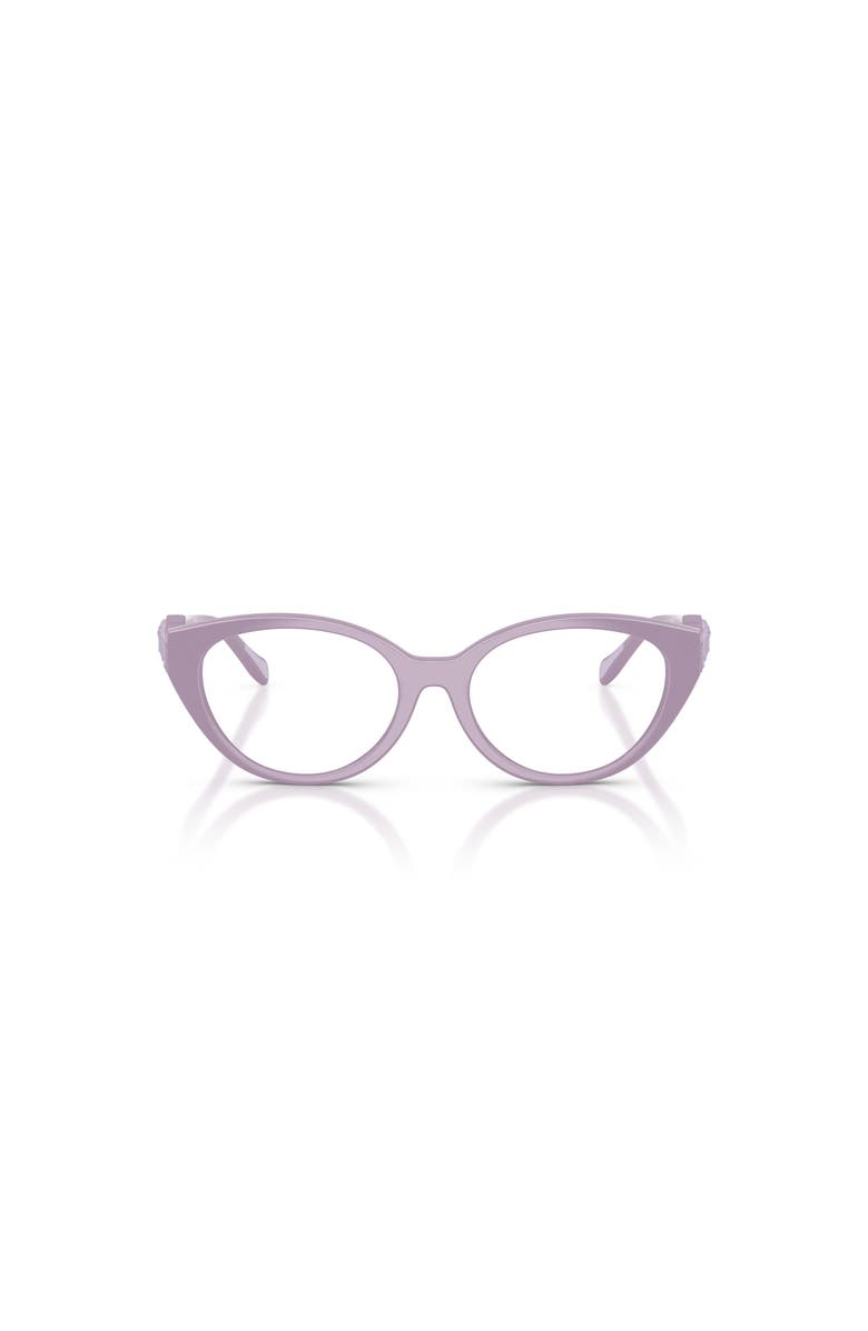Versace 46mm Cat Eye optical glasses, Alternate, color, Violet