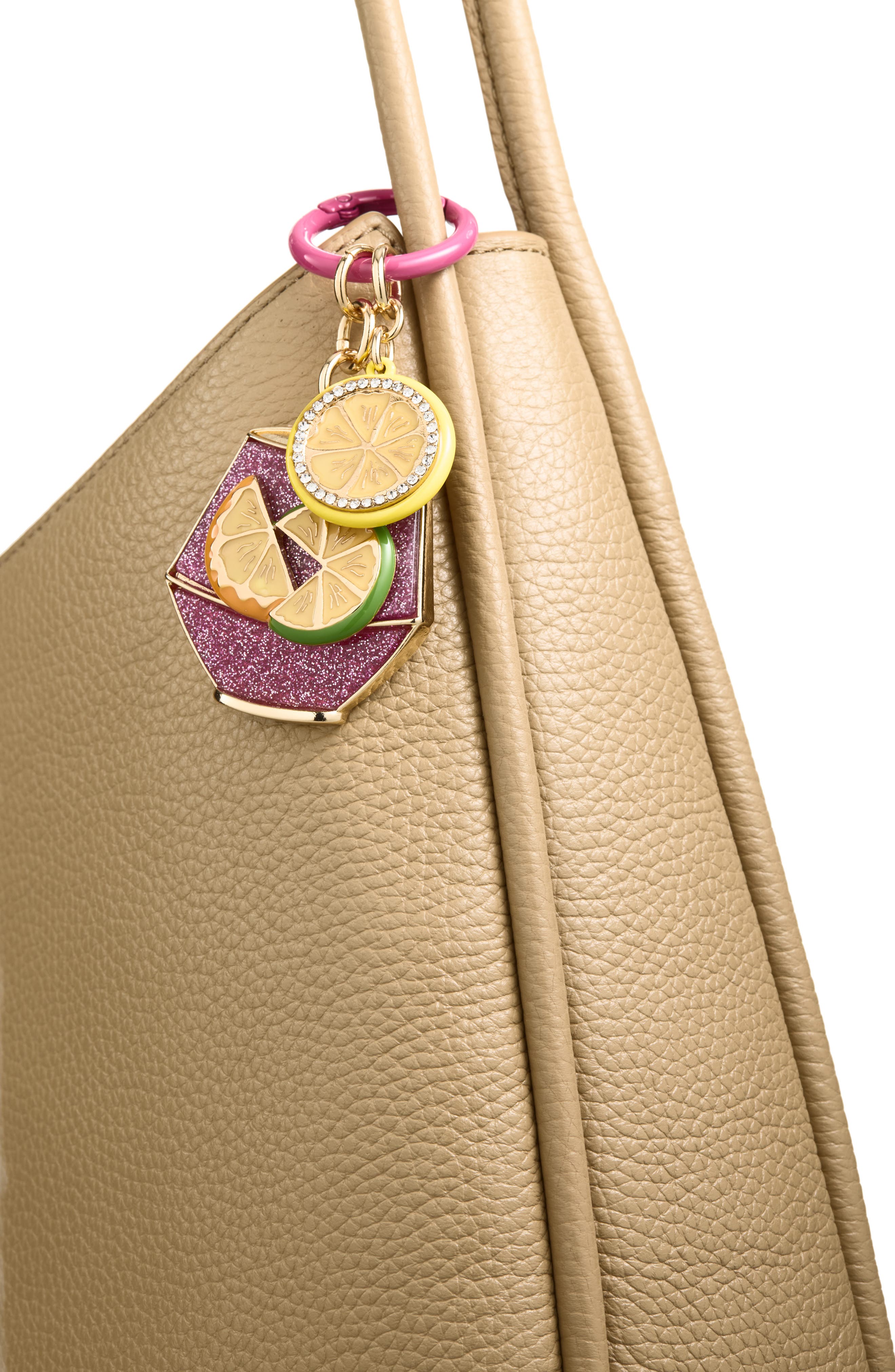 Chelsea28 Sangria Bag Charm, Alternate, color, Red Multi- Gold