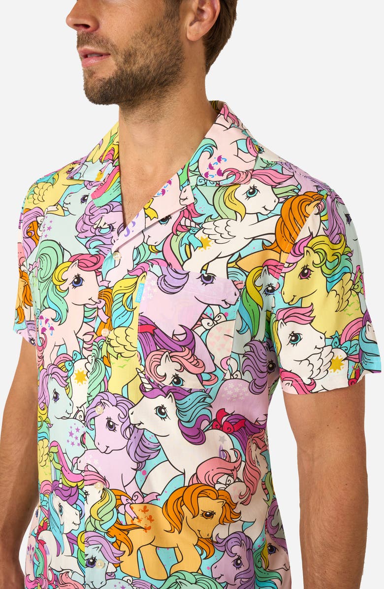 OppoSuits x My Little Pony<sup>™</sup> Camp Shirt, Alternate, color, Pink Multi