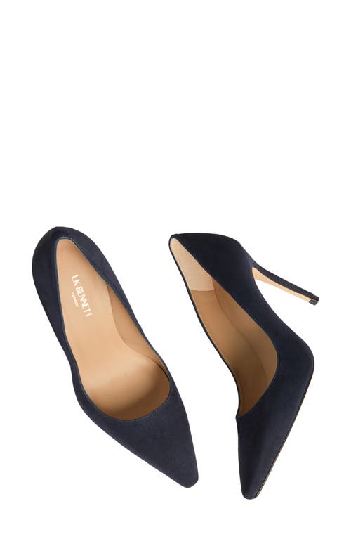 Lk Bennett Fern Pointed Toe Pump In Blue