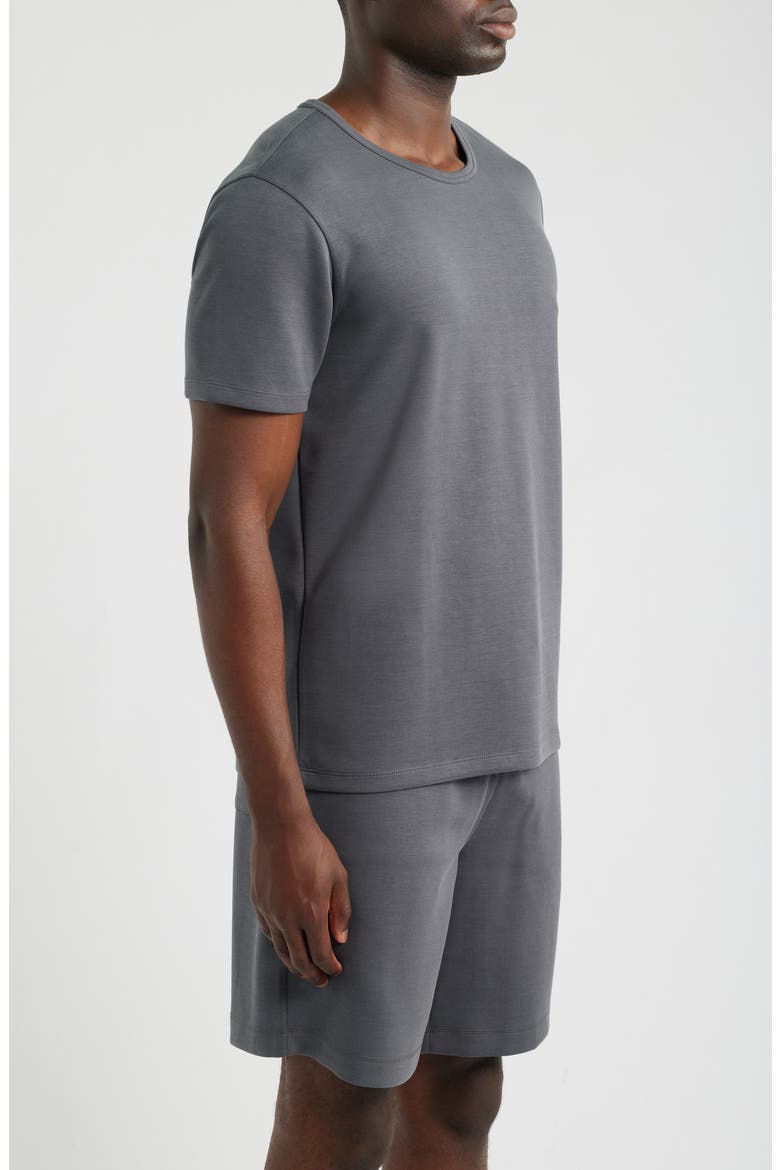 Short Sleeve Crewneck T-Shirt, Alternate, color, CHARCOAL