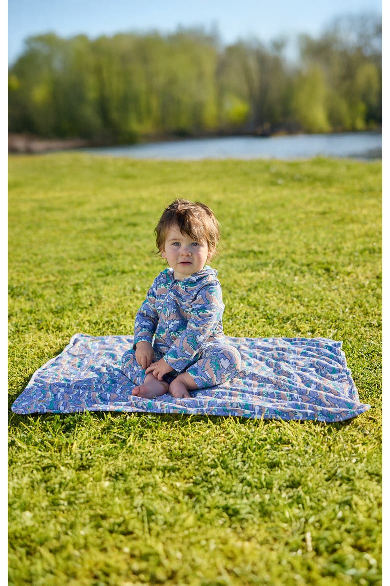 My First Sun Blanket with Hood, Alternate, color, Happy Dinos