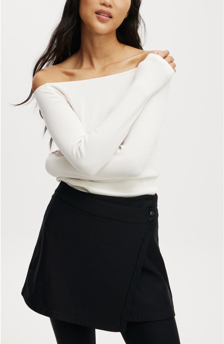 COTTON ON BODY Women's Active Fleece Lined Split Leg Flare, Alternate, color, 