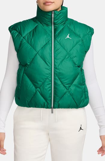 ジャケット・アウター Nike Jordan Essential Padded Vest L Nike Air Jordan Essentials Vest Men Size Small british brown