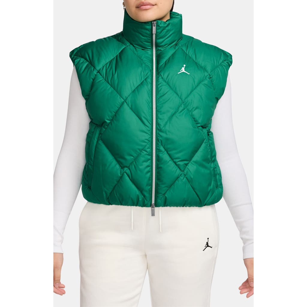 Jordan Brooklyn Therma-fit Quilted Puffer Vest In Multi