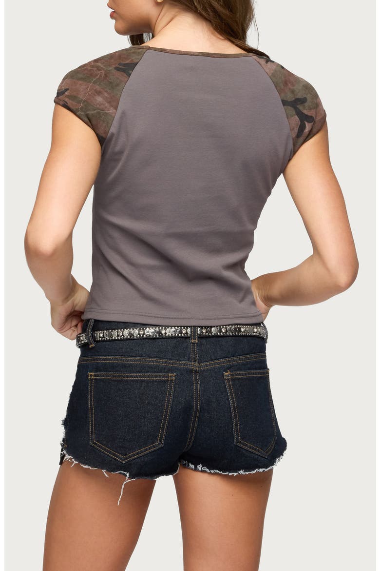 Camo 89 Raglan T-Shirt, Alternate, color, GRAY