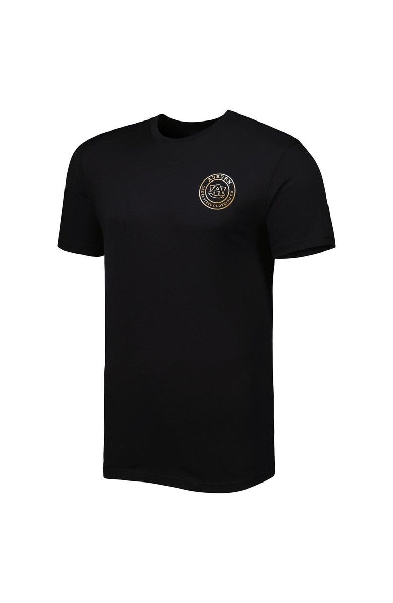 GREAT STATE CLOTHING Men's Black Auburn Tigers Camo Flag 2-Hit T-Shirt, Alternate, color,