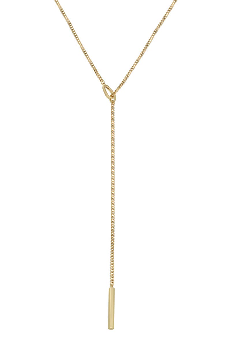 AllSaints Bar Drop Y-Necklace, Alternate, color,