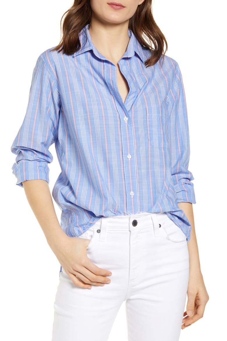 The Hero Stripe Shirt, Main, color, WINONA