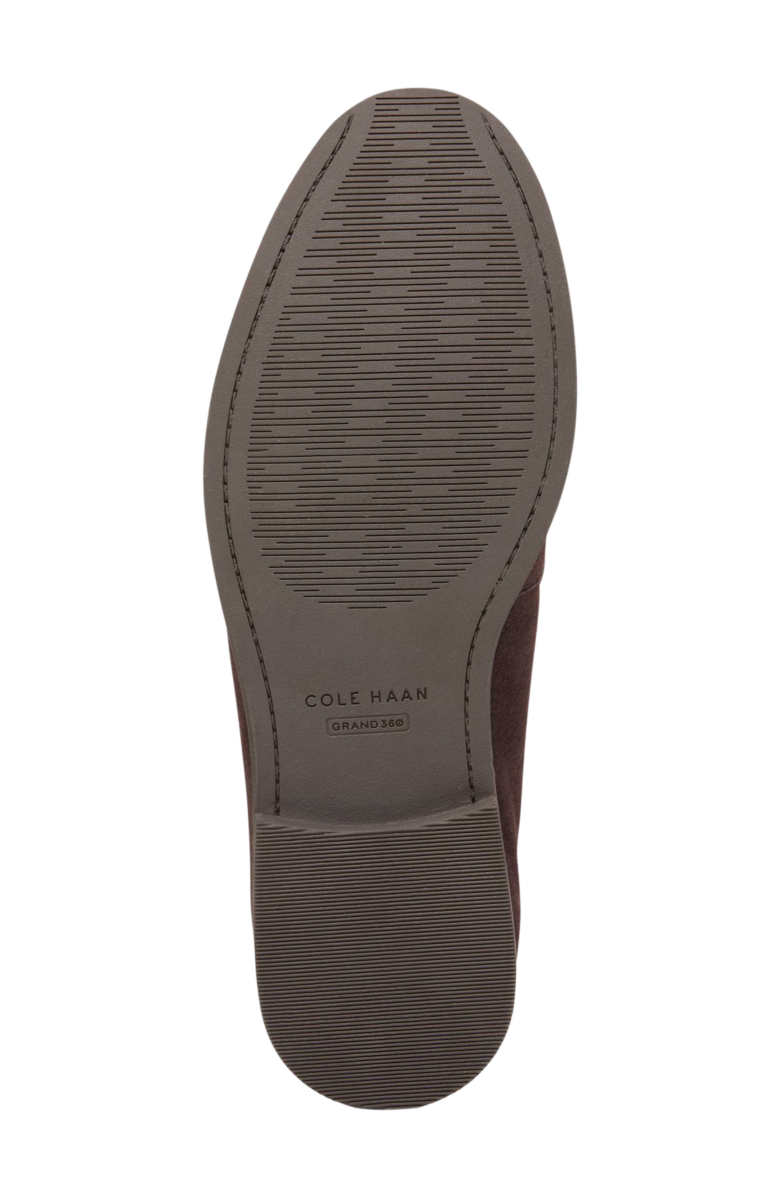 Stassi Penny Loafer, Alternate, color, DARK CHOCOLATE SUEDE