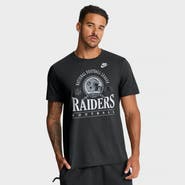 Nike Men's Nike Black Las Vegas Raiders Rewind Team Spirit Essential Cotton T-Shirt