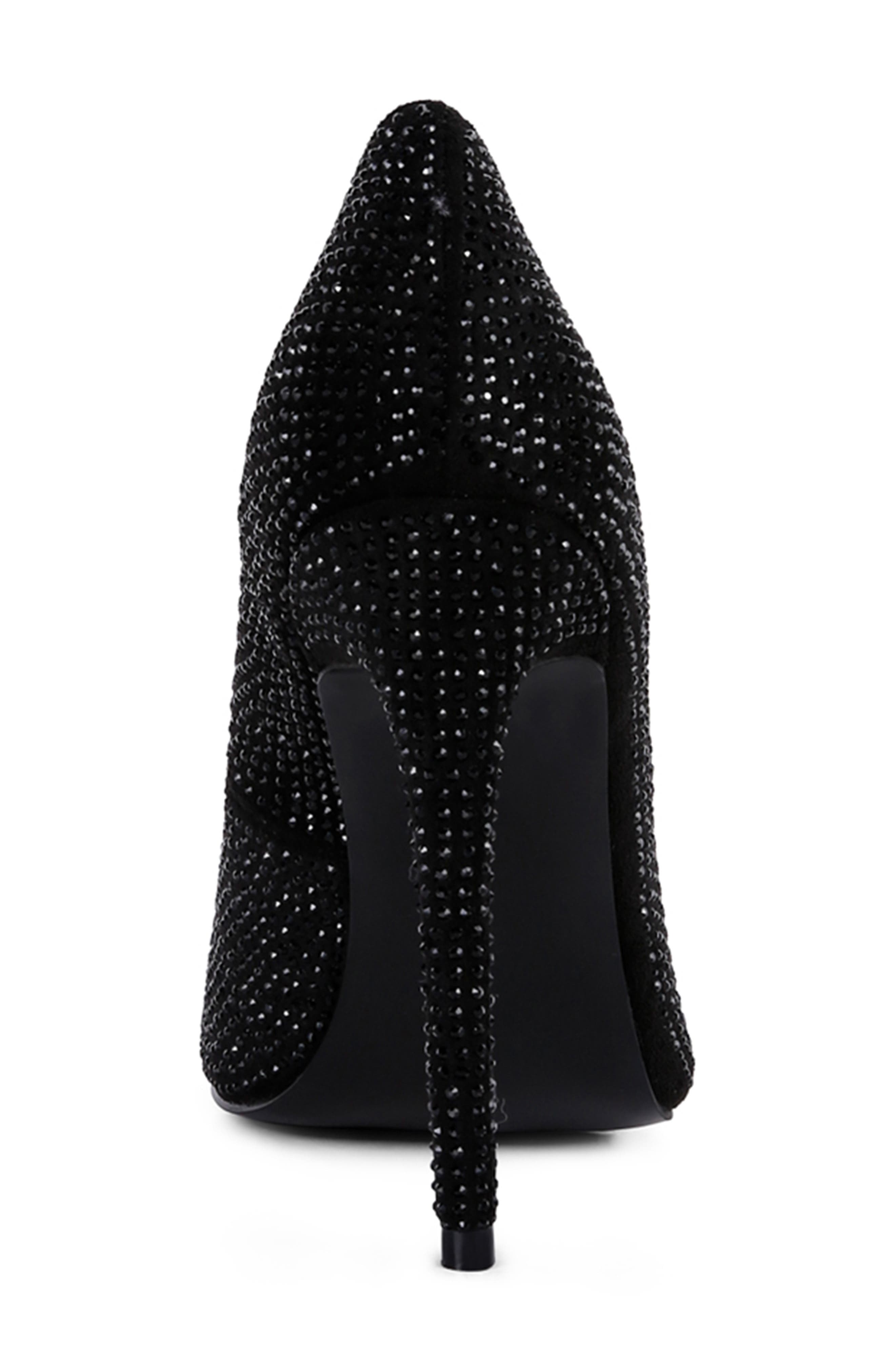 LONDON RAG Alter Ego Rhinestone Pump, Alternate, color, Black
