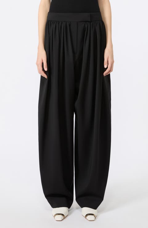 Zorro Virgin Wool Wide Leg Pants