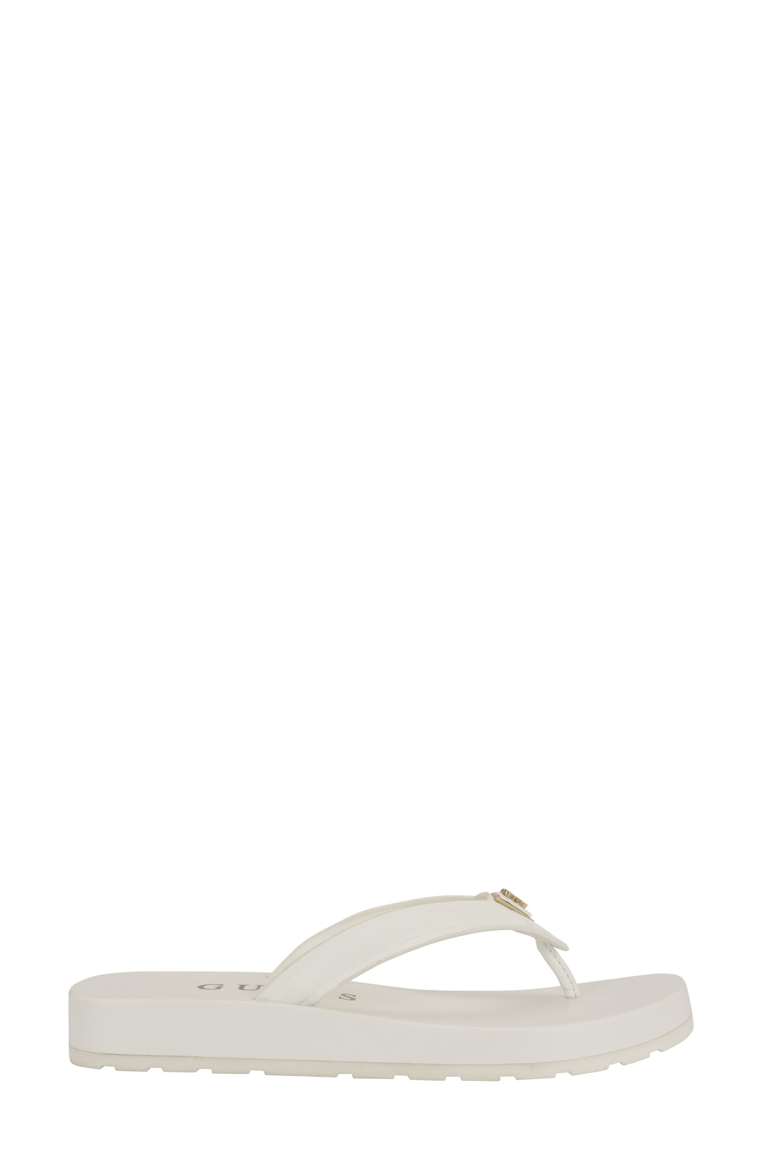 Candry Flip Flop, Alternate, color, WHITE